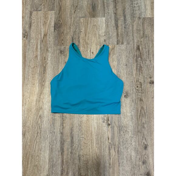 Athleta Womens Conscious Crop Bikini Swimsuit Top Size Medium - Picture 1 of 8